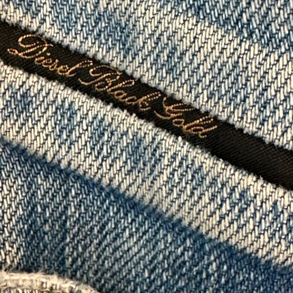 Diesal Gold Label Button Fly Side Hip Pocket Classic Straight Leg Jeans, 34W/32L - Picture 4 of 10